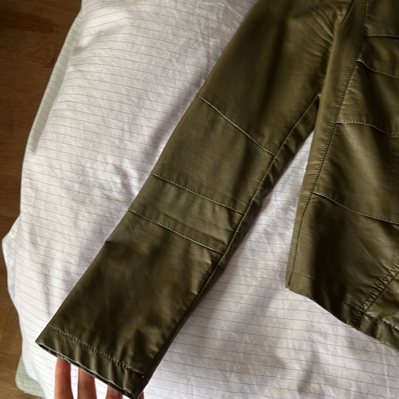 Vintage PU leather jacket - Picture 3 of 4